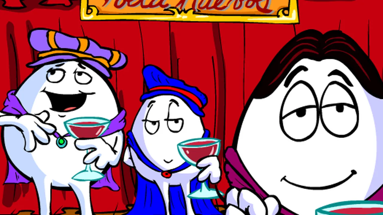 Captura de pantalla de la animación Poema para una Hueva de Huevo Cartoon